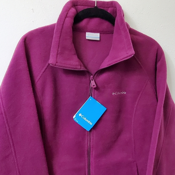 NWT Columbia Classic Fit Fleece Jacket Size 1X - Picture 6 of 8